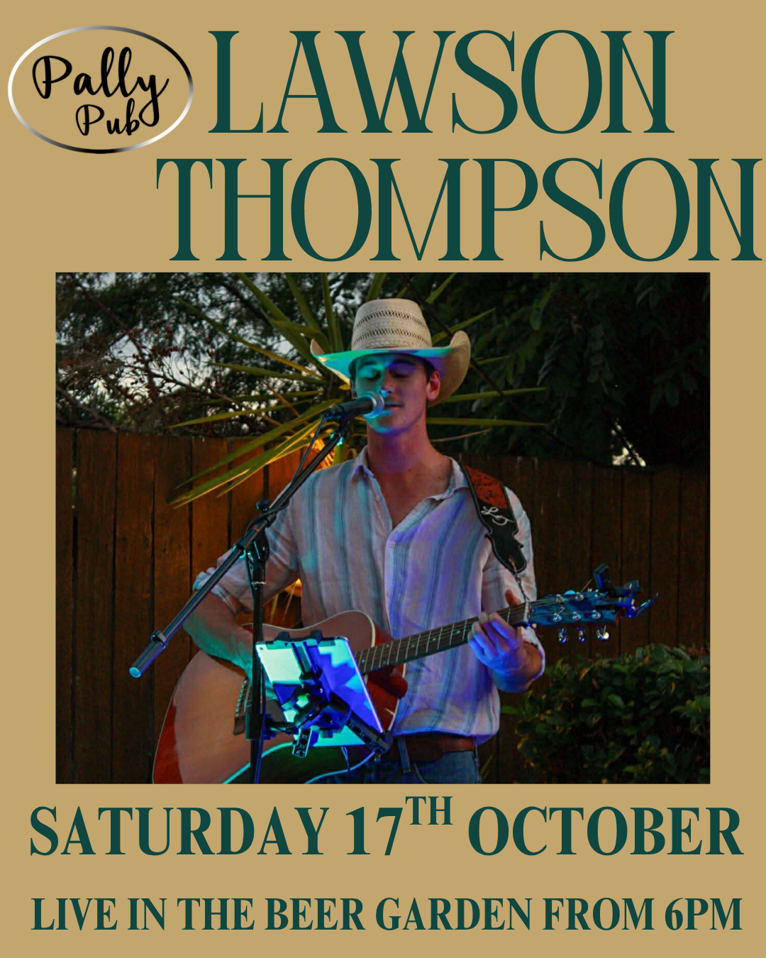 Lawson Thompson – Saturday 17th October