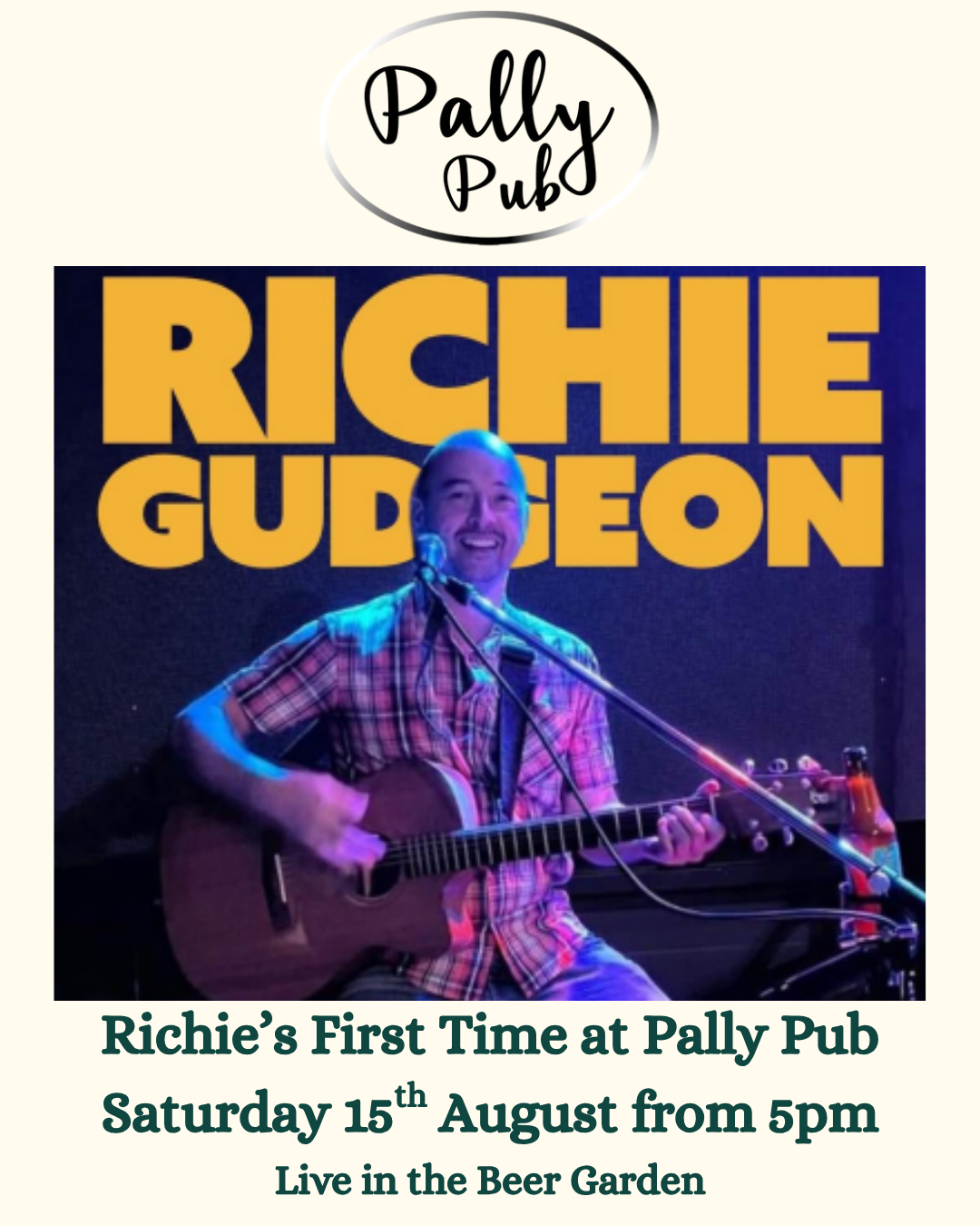 Richie Gudgeon – Saturday 15th August